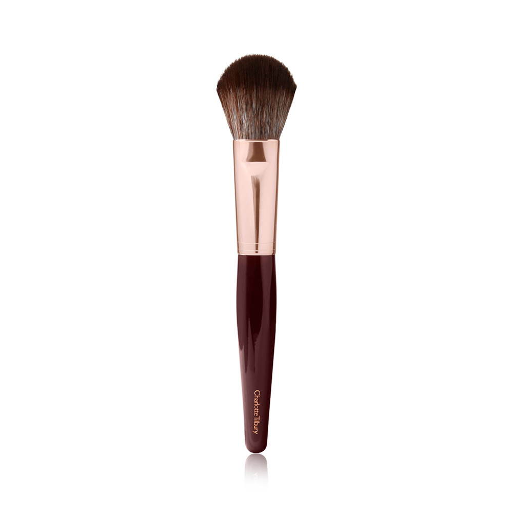 Falliny Retractable Makeup Brush, Travel Kabuki Face Blush Brush, Portable Powder Foundation Sunscreen Brush with Cover for Blush, Bronzer, Buffing