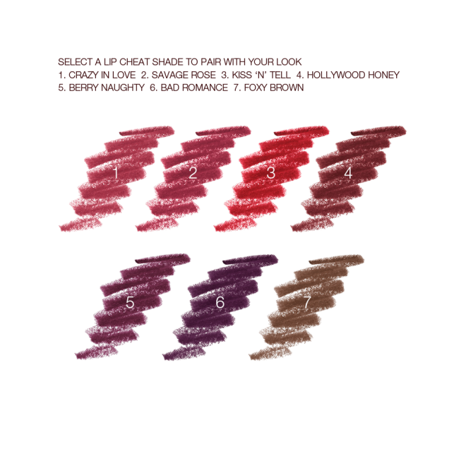 The Perfect Pout Kit Lip Cheat swatches