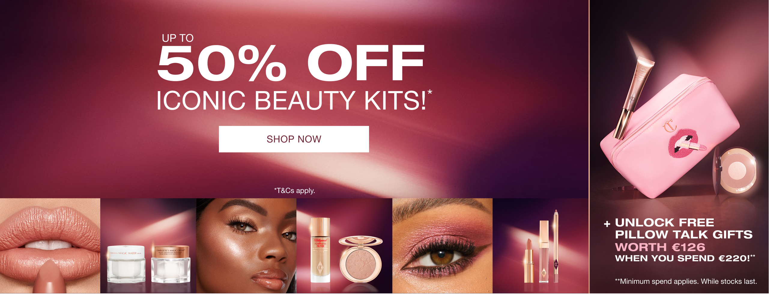 Up to 50% off iconic beauty kits