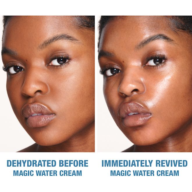 Before and After Magic Water Cream Before and After Magic Water Cream