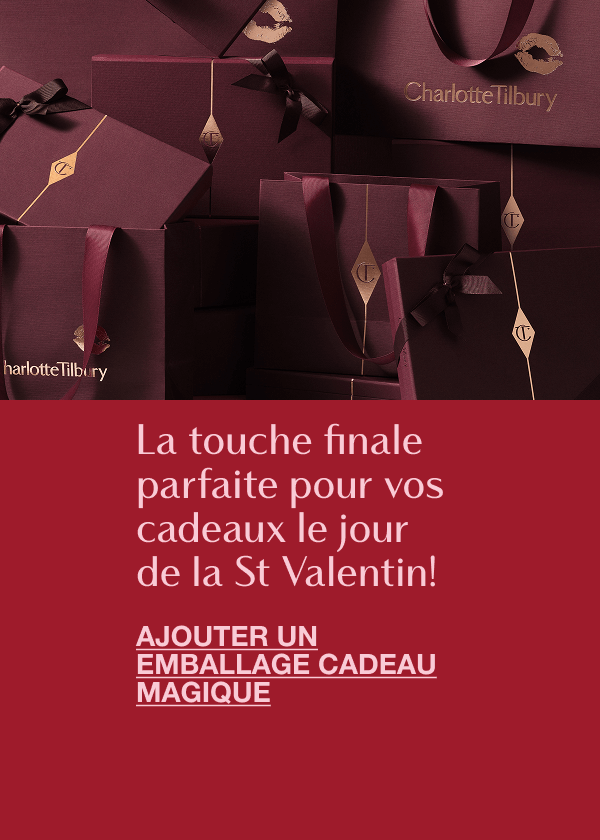 La touche finale parfaite pour vos cadeaux le jour de la St Valentin! <AJOUTER UN EMBALLAGE CADEAU MAGIQUE>
