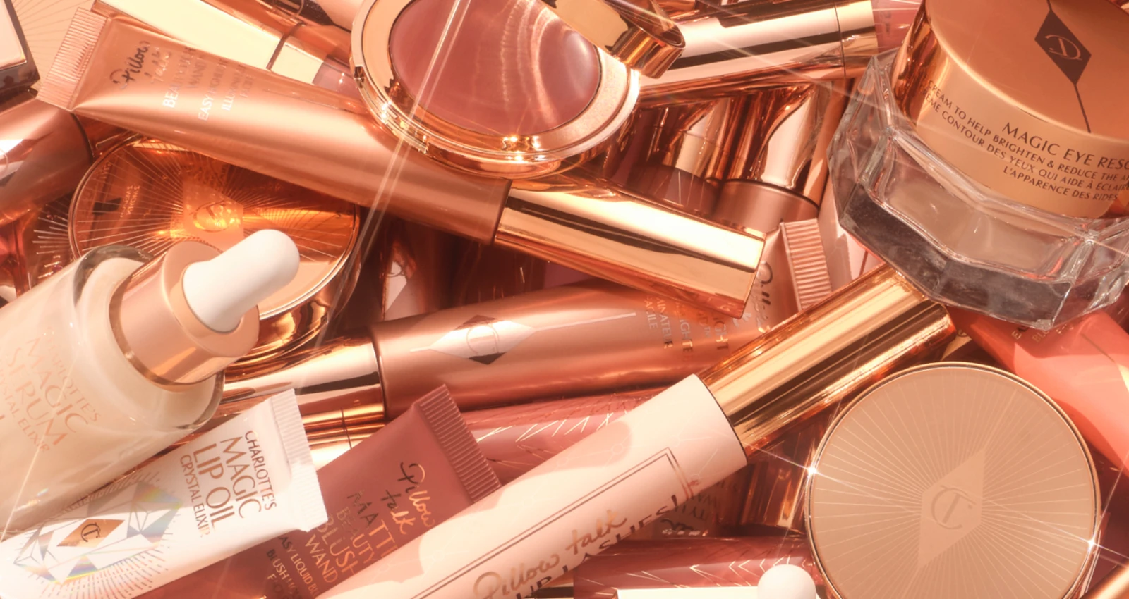 Charlotte tilbury products piled up