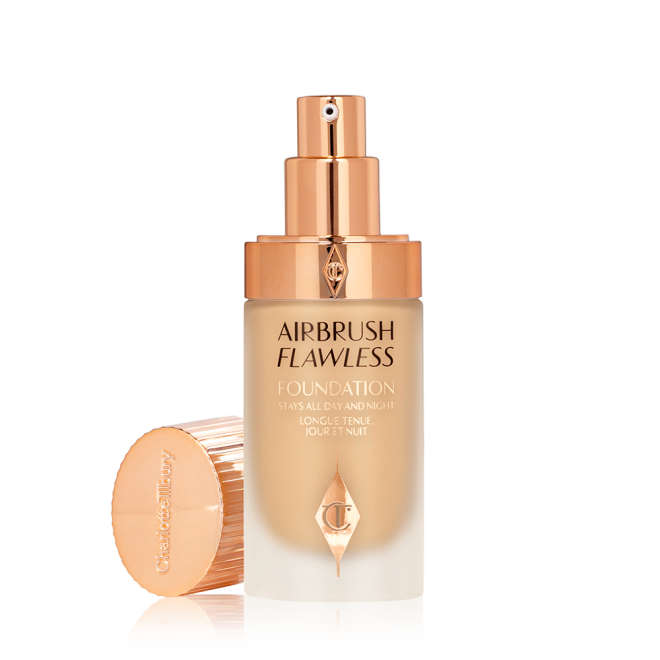 Airbrush Flawless Foundation 7.5 neutral open with lid Packshot 