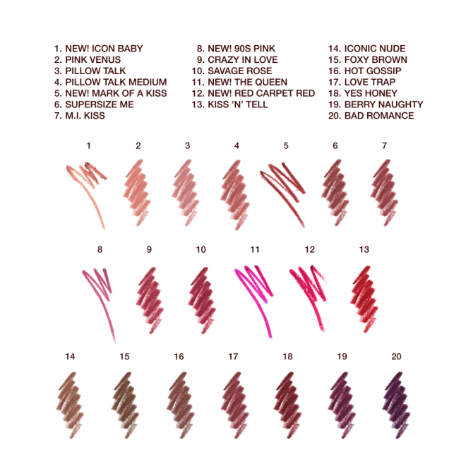 LIP CHEATS SWATCHES