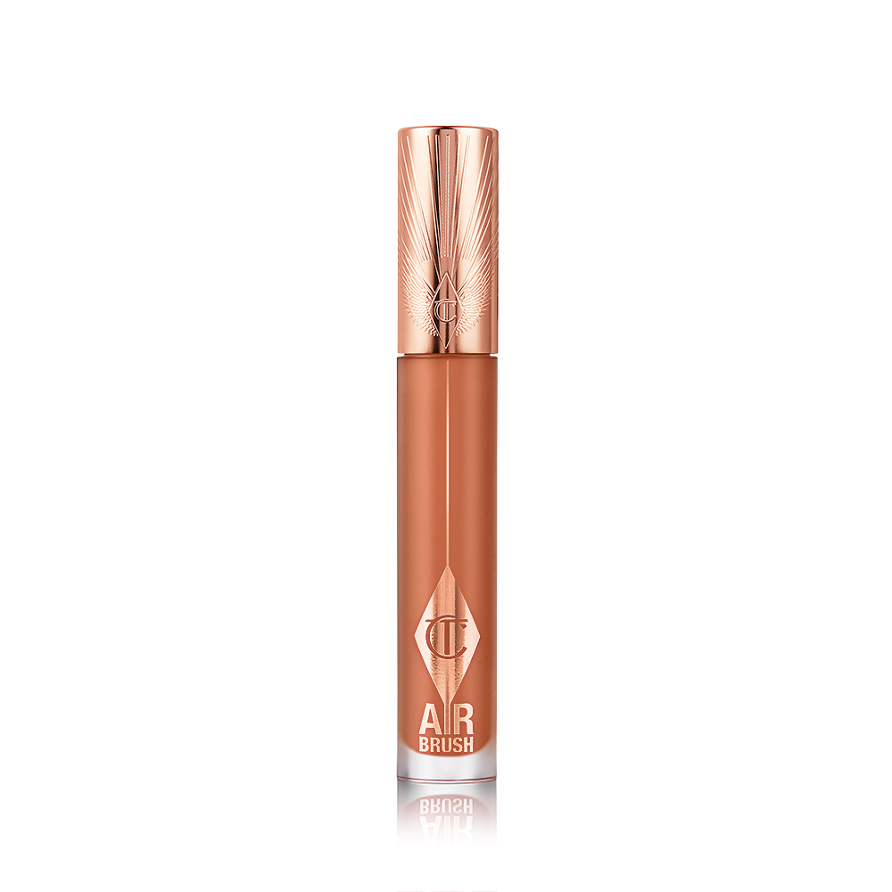 Airbrush Flawless Lip Blur liquid lipstick in Honey Blur, a peachy honey-nude