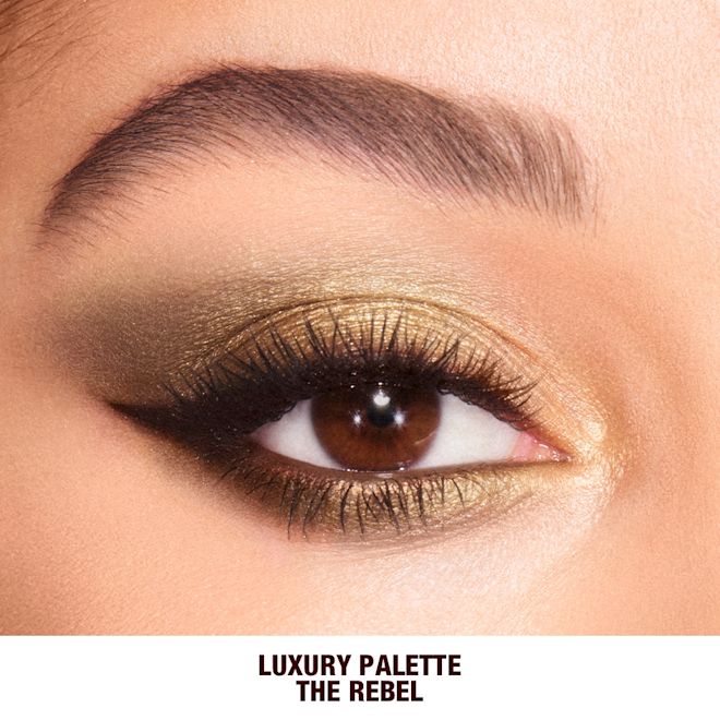The Rebel Eye Luxury Eye Palette close up The Rebel Eye Luxury Eye Palette close up