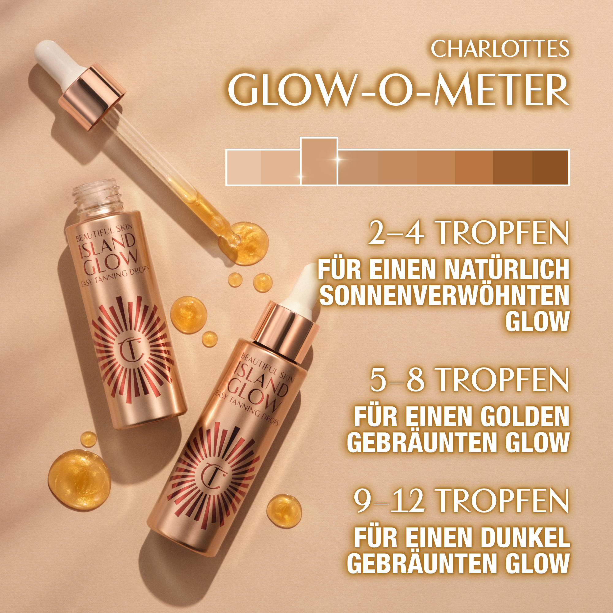 Beautiful Skin Island Glow Tanning Drops - undertones