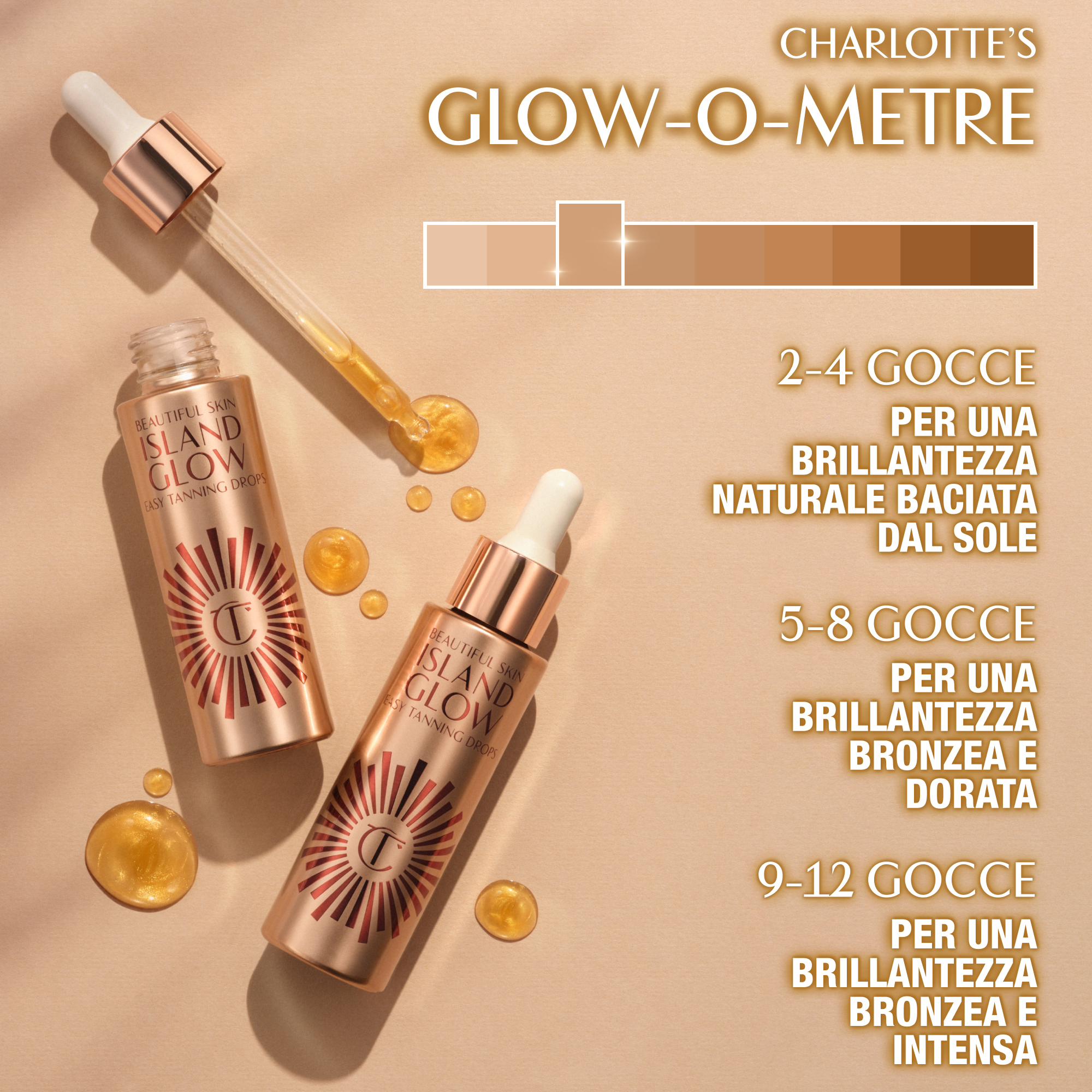 Beautiful Skin Island Glow Tanning Drops - undertones