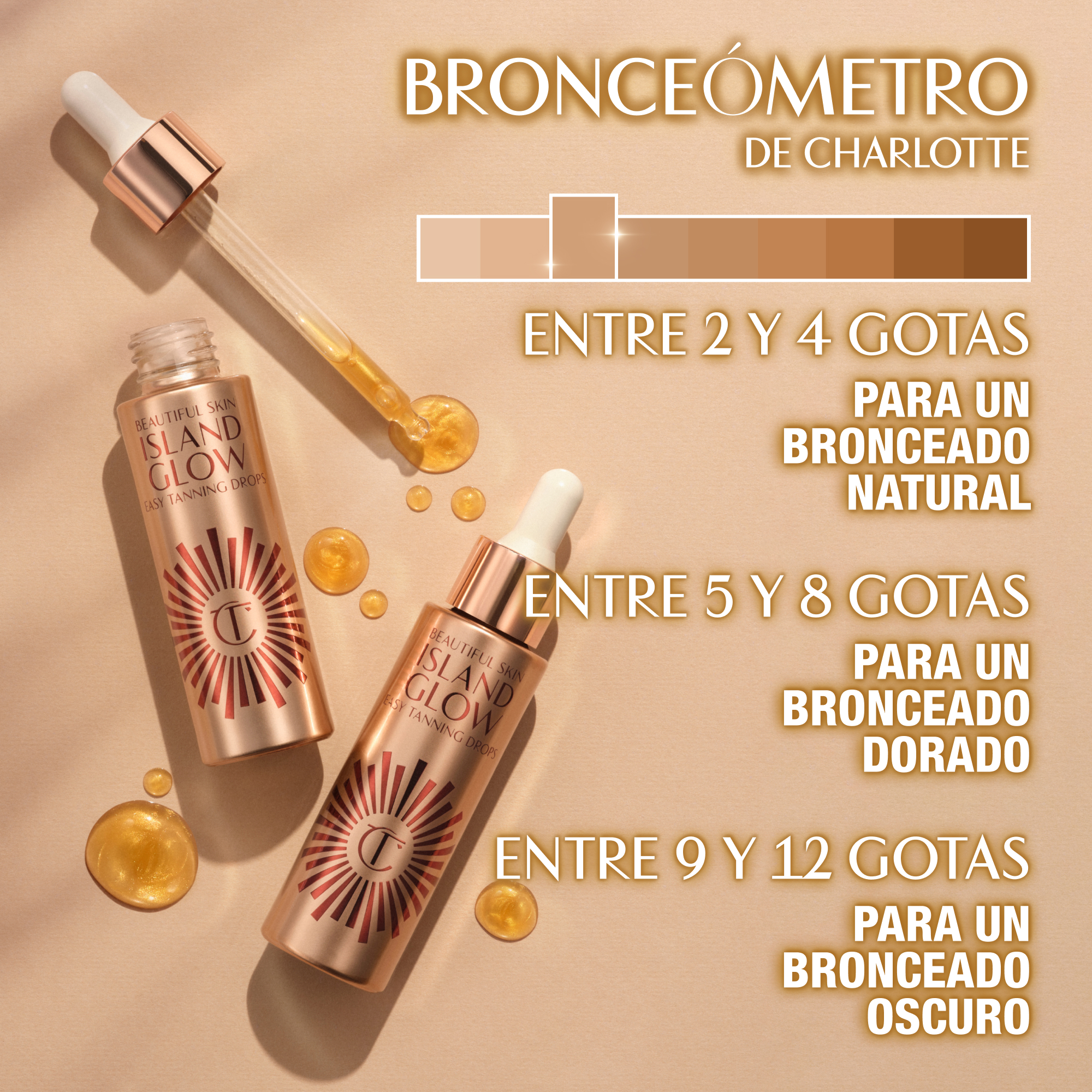 Beautiful Skin Island Glow Tanning Drops - undertones