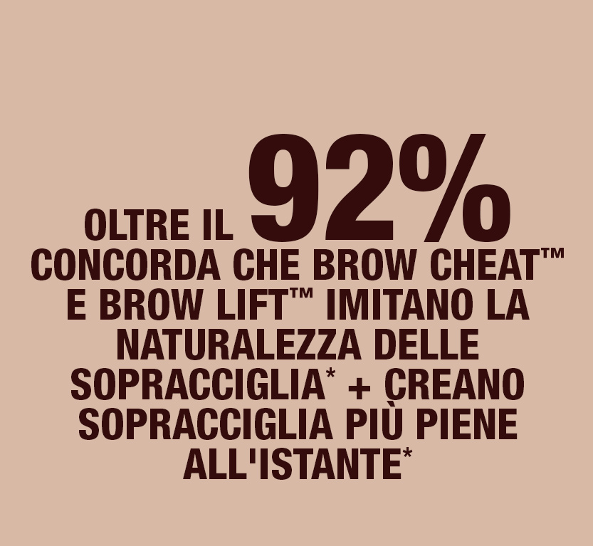 Brow Claim in Italian