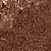 Close-up swatch of an eyebrow pencil in natural brown colour.