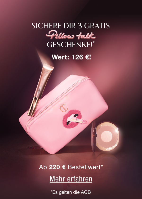 UNLOCK FREE PILLOW TALK GIFTS WORTH €126 WHEN YOU SPEND €220!**