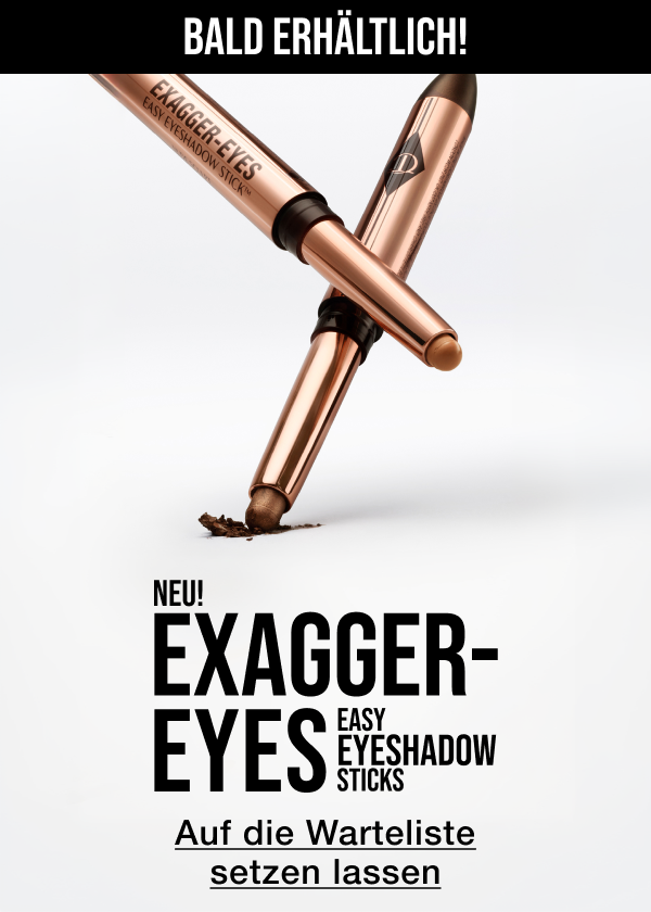 BALD ERHÄLTLICH! NEU! EXAGGER-EYES EASY EYESHADOW STICKS SCHNELL UND EINFACH GRÖSSER UND STRAHLENDERE AUGEN! <AUF DIE WARTELISTE SETZEN LASSEN>