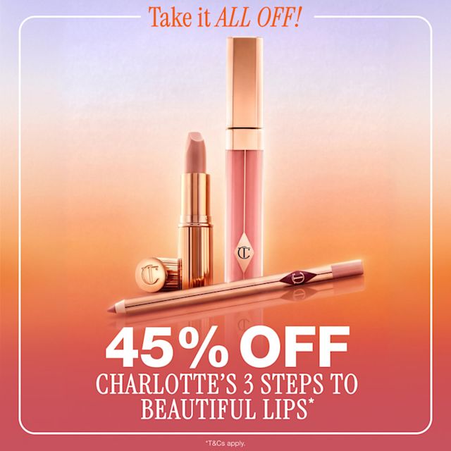 45% OFF* Charlotte’s 3 Steps to Beautiful Lips