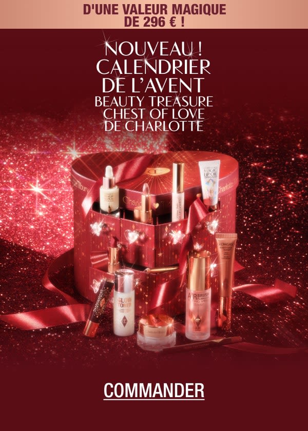 NOUVEAU ! CALENDRIER DE L’AVENT BEAUTY TREASURE CHEST OF LOVE DE CHARLOTTE