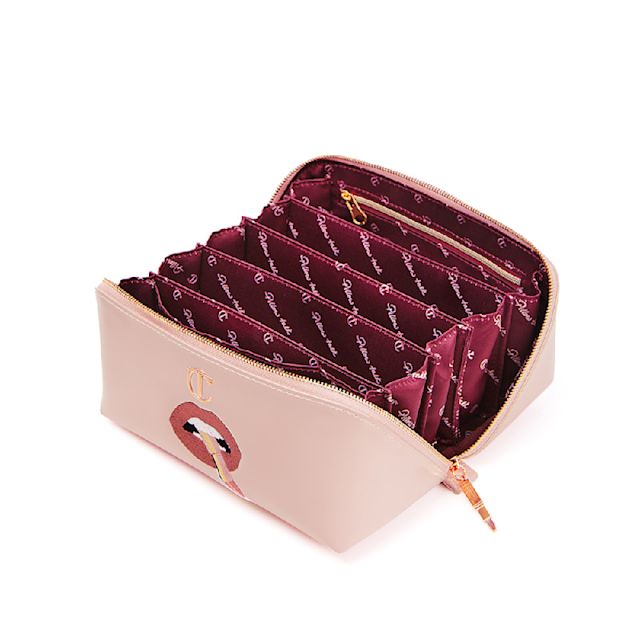 Pillow Talk Makeup Bag open