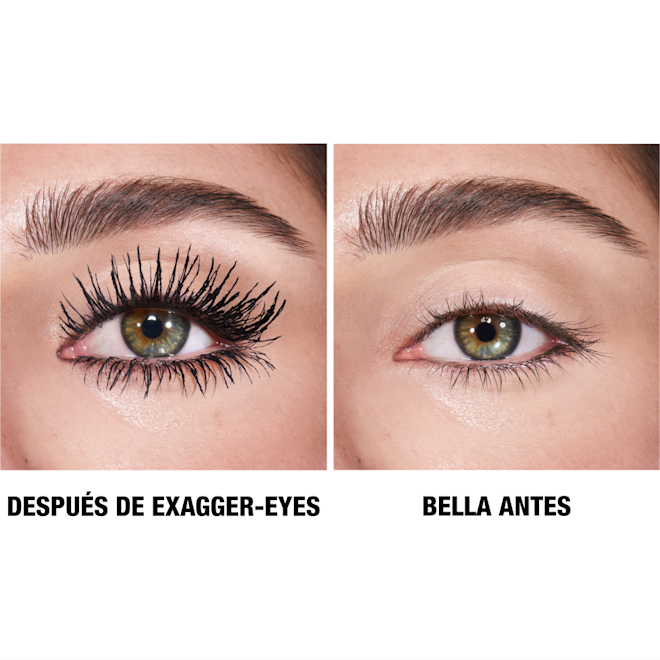 ES-US BA-3 Exagger-eyes mascara before and after