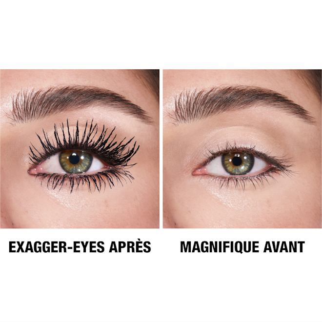 FR BA-3 Exagger-eyes mascara before and after