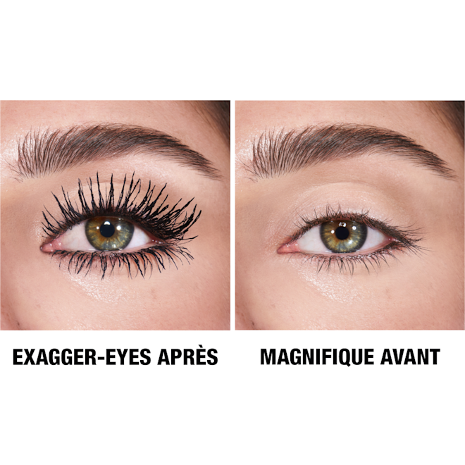 FR-CA BA-3 Exagger-eyes mascara before and after