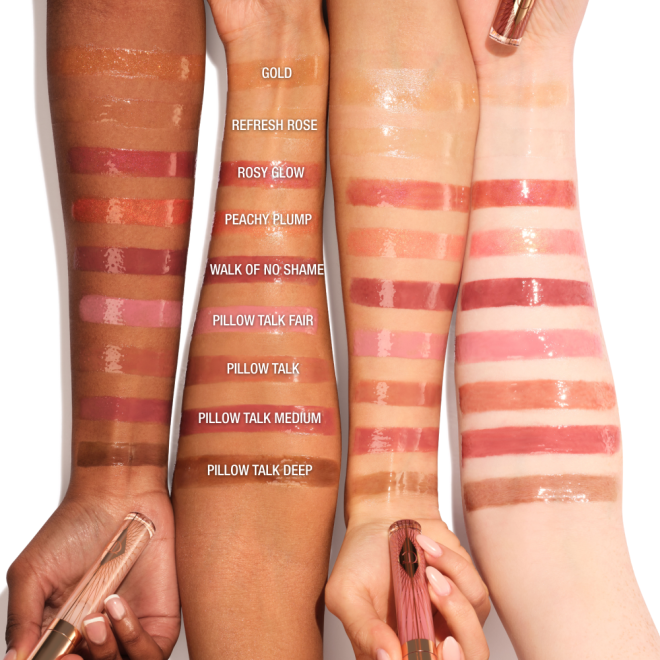 Collagen Lip Bath swatches