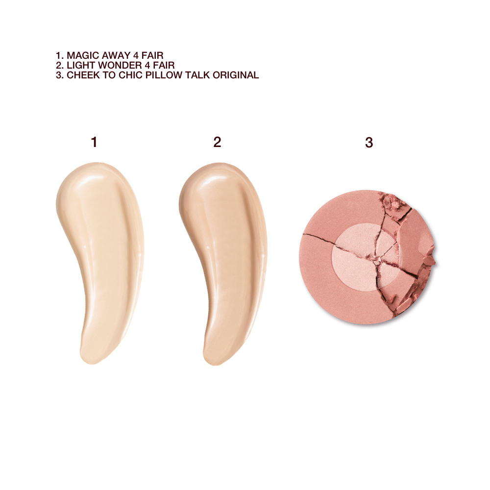 Magic, Radiant Skin + Love-Blushed Glow Kit Swatches