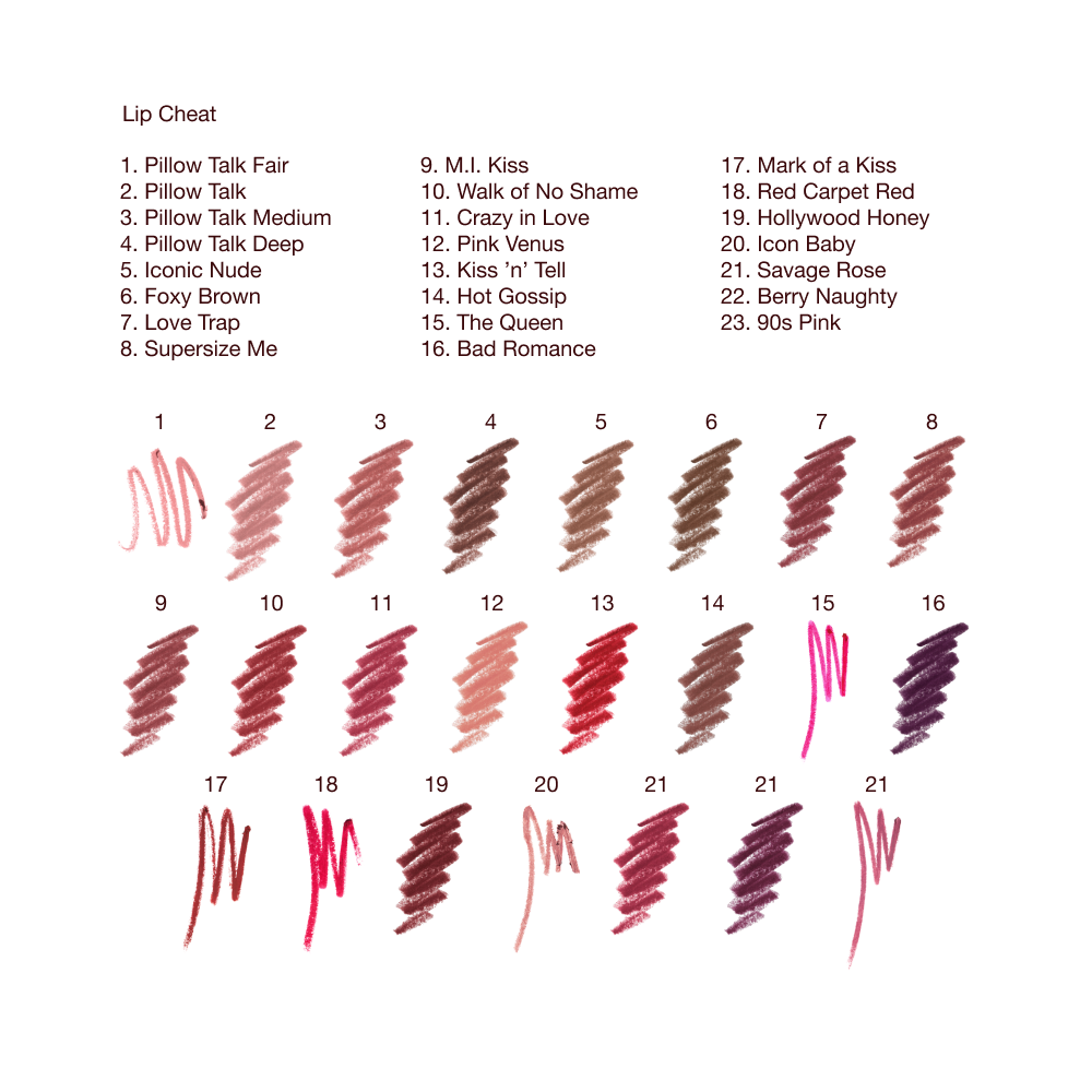 Lip Cheat Swatches FULL COLLECTION