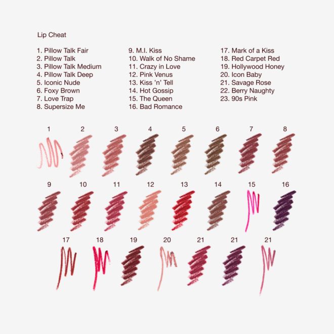 Lip Cheat Swatches FULL COLLECTION Lip Cheat Swatches FULL COLLECTION