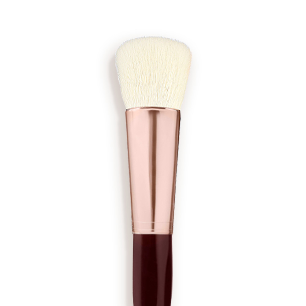 Charlotte Tilbury Magic Complexion Brush In Rose Gold & Night Crimson