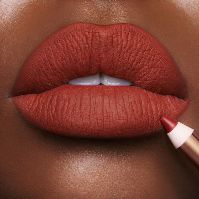 Lip close up of Mark of a Kiss Lip Cheat