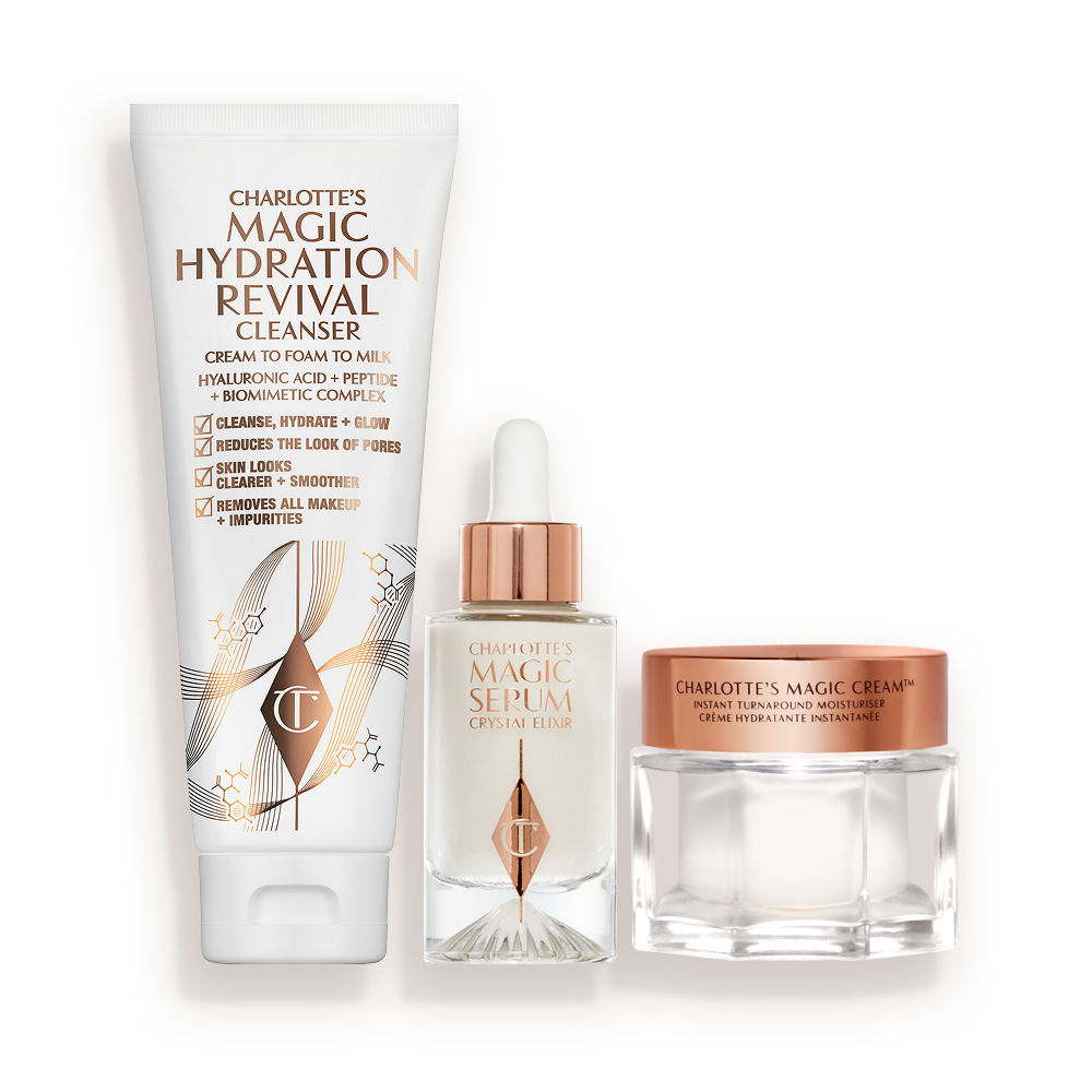 45% Off* Charlotte's 3 Step Magic Skin Routine: Simple Skincare Routine
