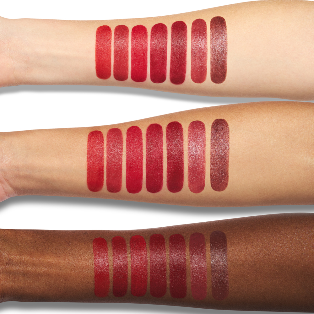 Red Lipstick arm swatches
