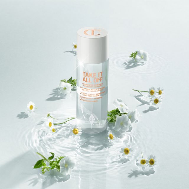 Take It All Off makeup remover to remove eyeshadow, eyeliner and mascara from the eye area