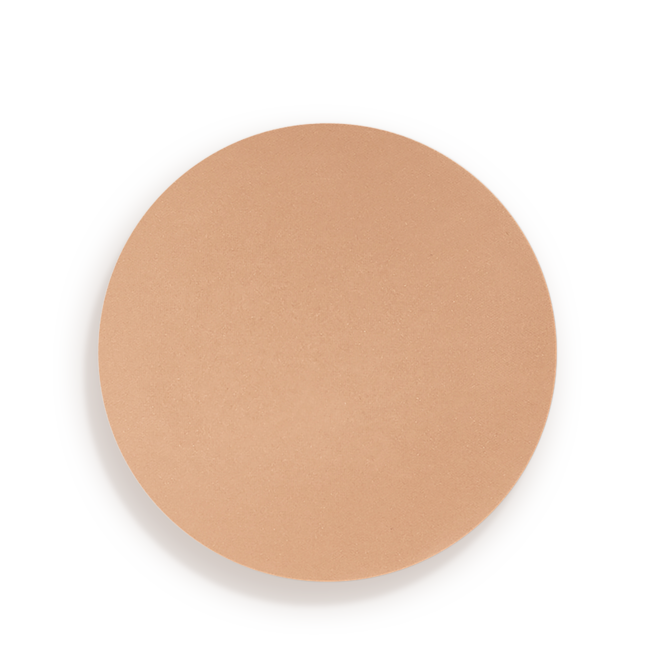 Airbrush Bronzer Refill Fair swatch Swatch of a finely-milled bronzer in a light brown shade, which is perfect for fair tones.