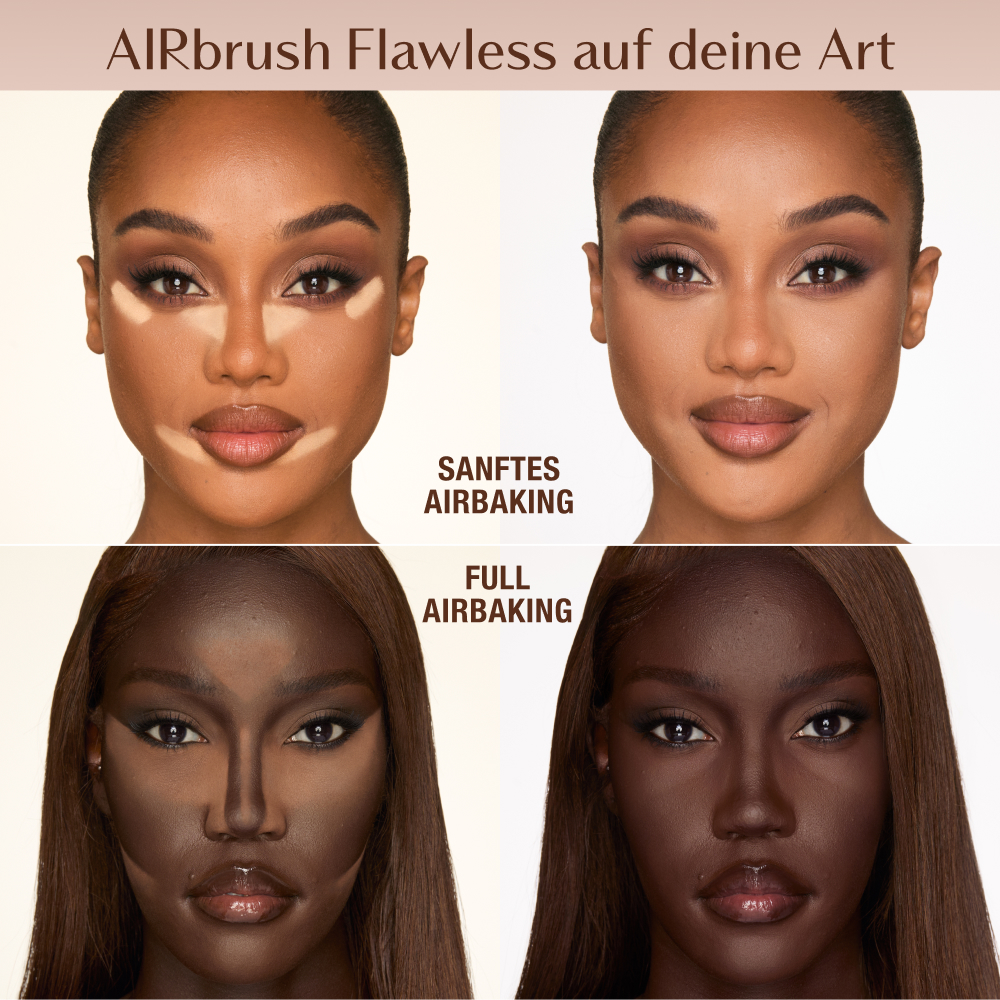 Airbrush Loose Powder Platzierung 