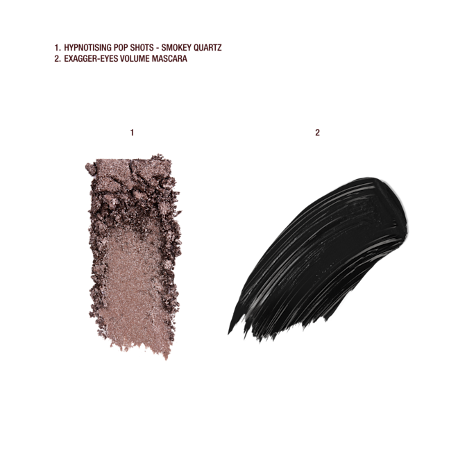 Hypnotising Pop Shot + Exaggereyes Mascara swatches Hypnotising Pop Shot + Exaggereyes Mascara swatches