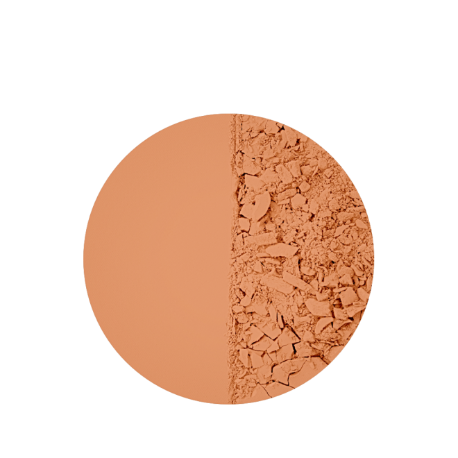 Swatch of a desert-brown-coloured setting powder compact.