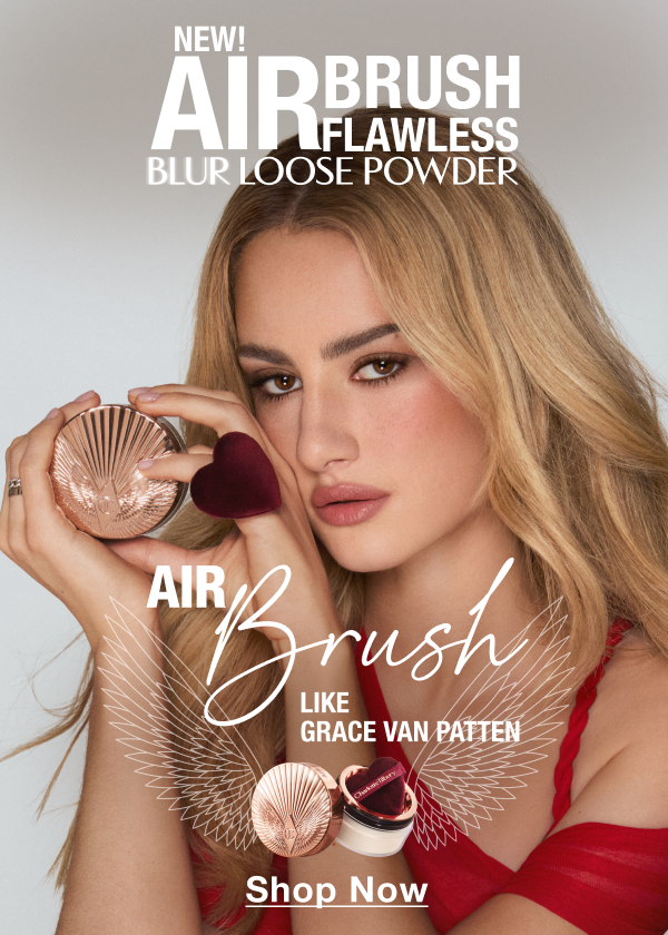 NEW! AIRBRUSH FLAWLESS BLUR LOOSE POWDER FEELS LIKE NOTHING. HYPER-BLURS EVERYTHING.  UP TO 24HR* OIL CONTROL + HYDRATION