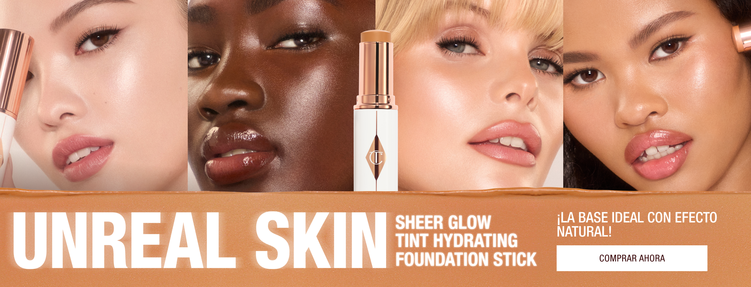  PREMIADA UNREAL SKIN SHEER GLOW TINT HYDRATING FOUNDATION STICK ¡La base ideal con aspecto natural! <COMPRAR AHORA>