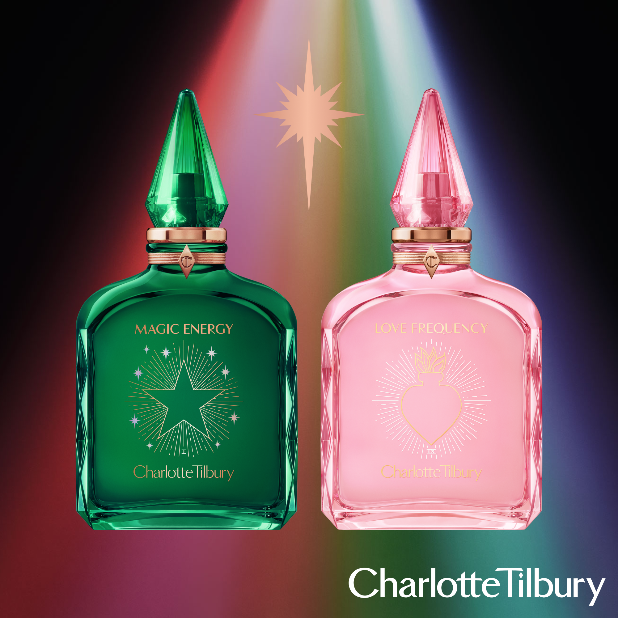 Earthy and floral perfume layering with Magic Energy and Love Frequency