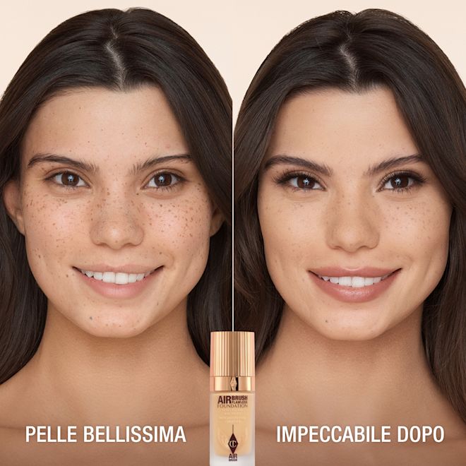 AIRBRUSH FLAWLESS FOUNDATION PRIMA E DOPO 6 NEUTRAL AIRBRUSH FLAWLESS FOUNDATION PRIMA E DOPO 6 NEUTRAL