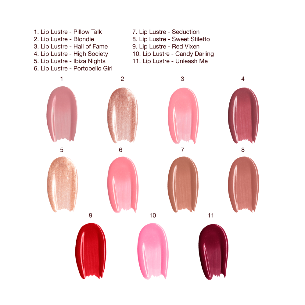 CHARLOTTE’S 3 STEPS TO BEAUTIFUL LIPS - Lip Lusture Texture Swatch