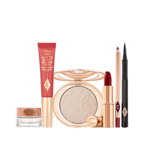 Classic Beauty Bridal Kit Red Lipstick Wedding Makeup Set