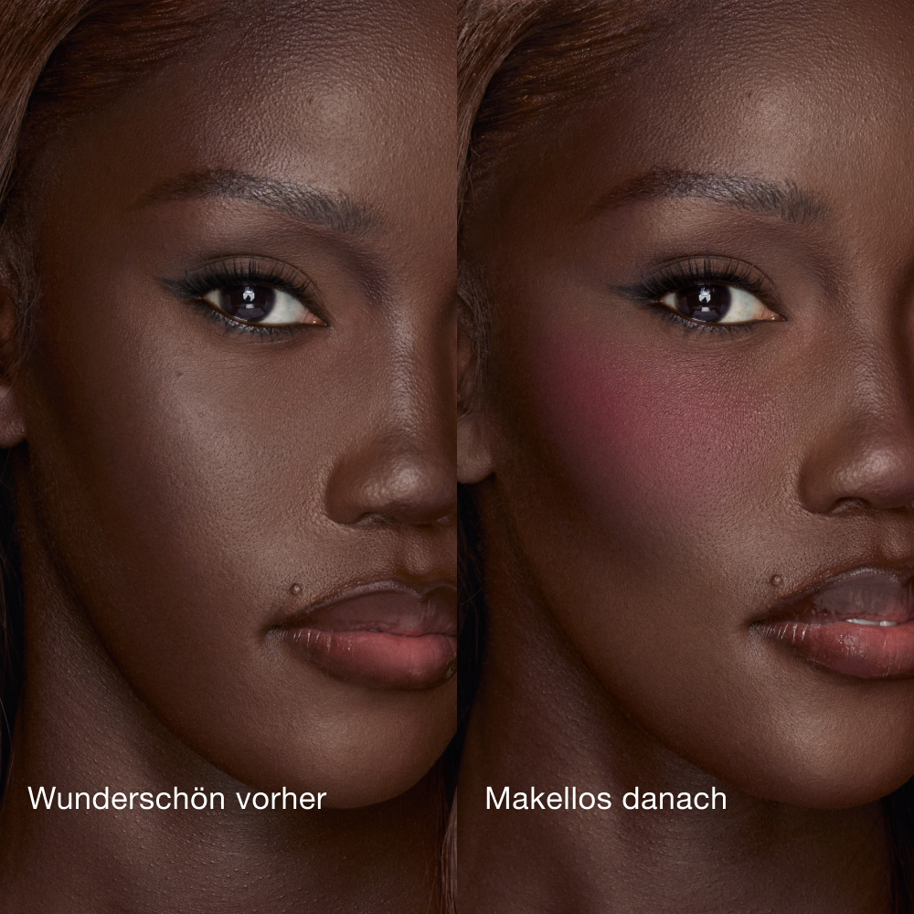 AIRbrush Blush Blur - Forbidden Cherry Before and After
