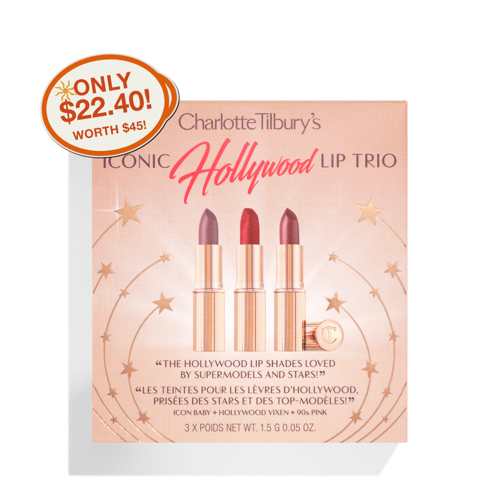 Charlotte Tilbury Hollywood Lip Trio 3色 Amazon.com : CHARLOTTE TILBURY Iconic Hollywood Lip Trio