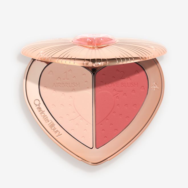 Pillow Talk Beauty Soulmates Love Blush Palette - Flawless Rosewood Packshot open Pillow Talk Beauty Soulmates Love Blush Palette - Flawless Rosewood Packshot open