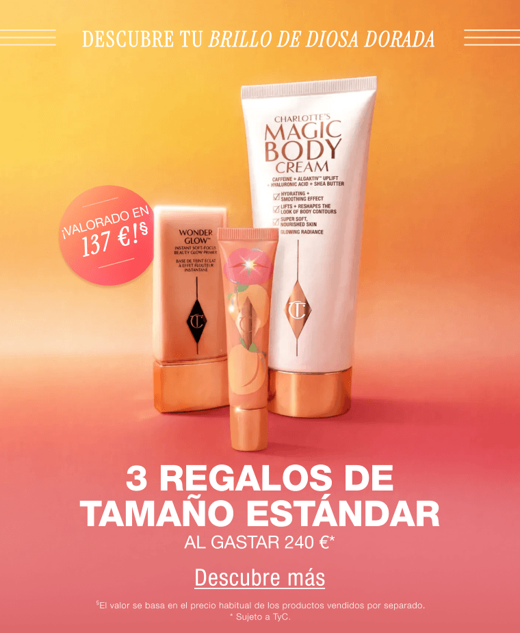 Descubre tu brillo de diosa dorada 3 regalos de tamaño estándar