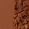 Swatch of coffee-coloured bronzer.