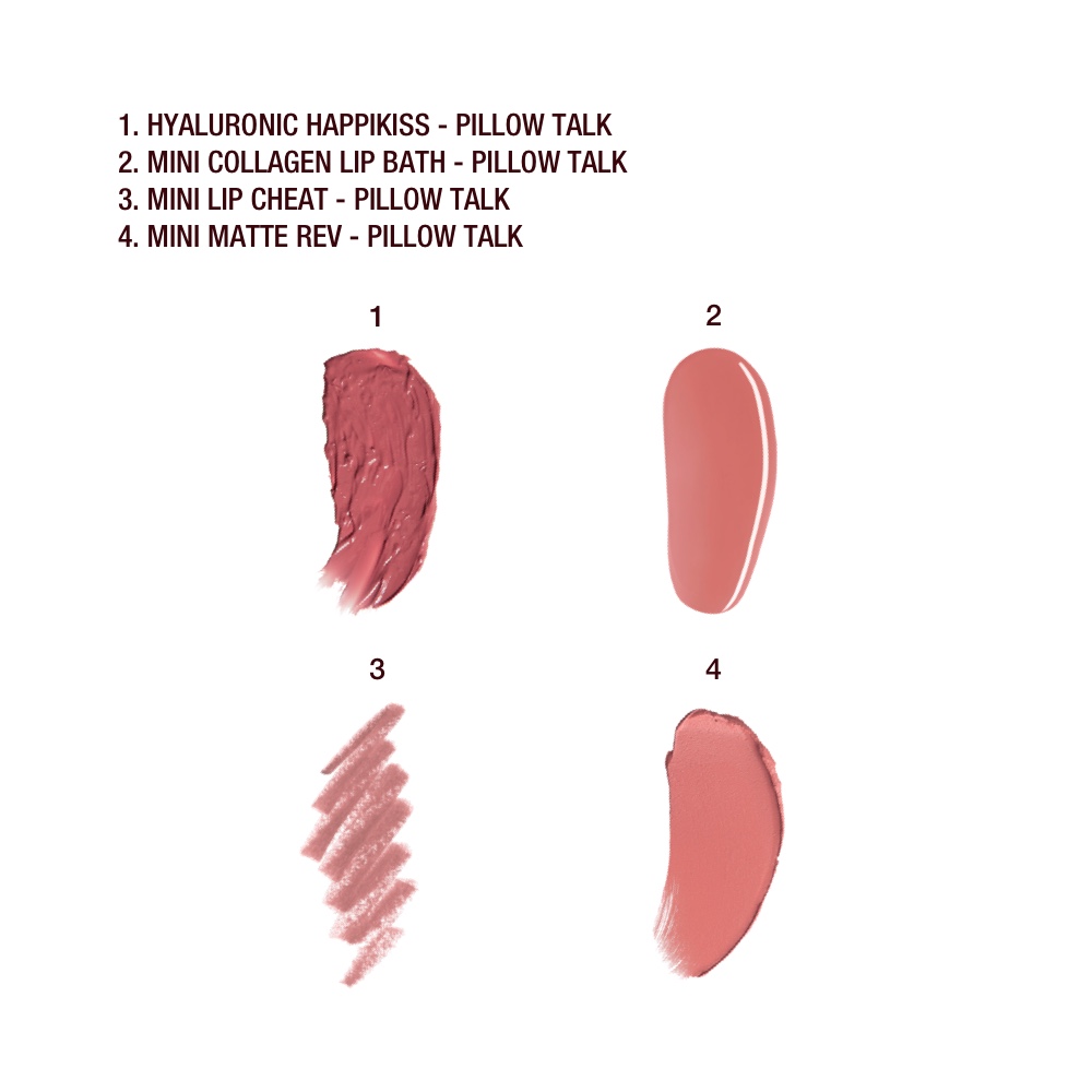 charlotte tilbury's iconic mini lip wardrobe