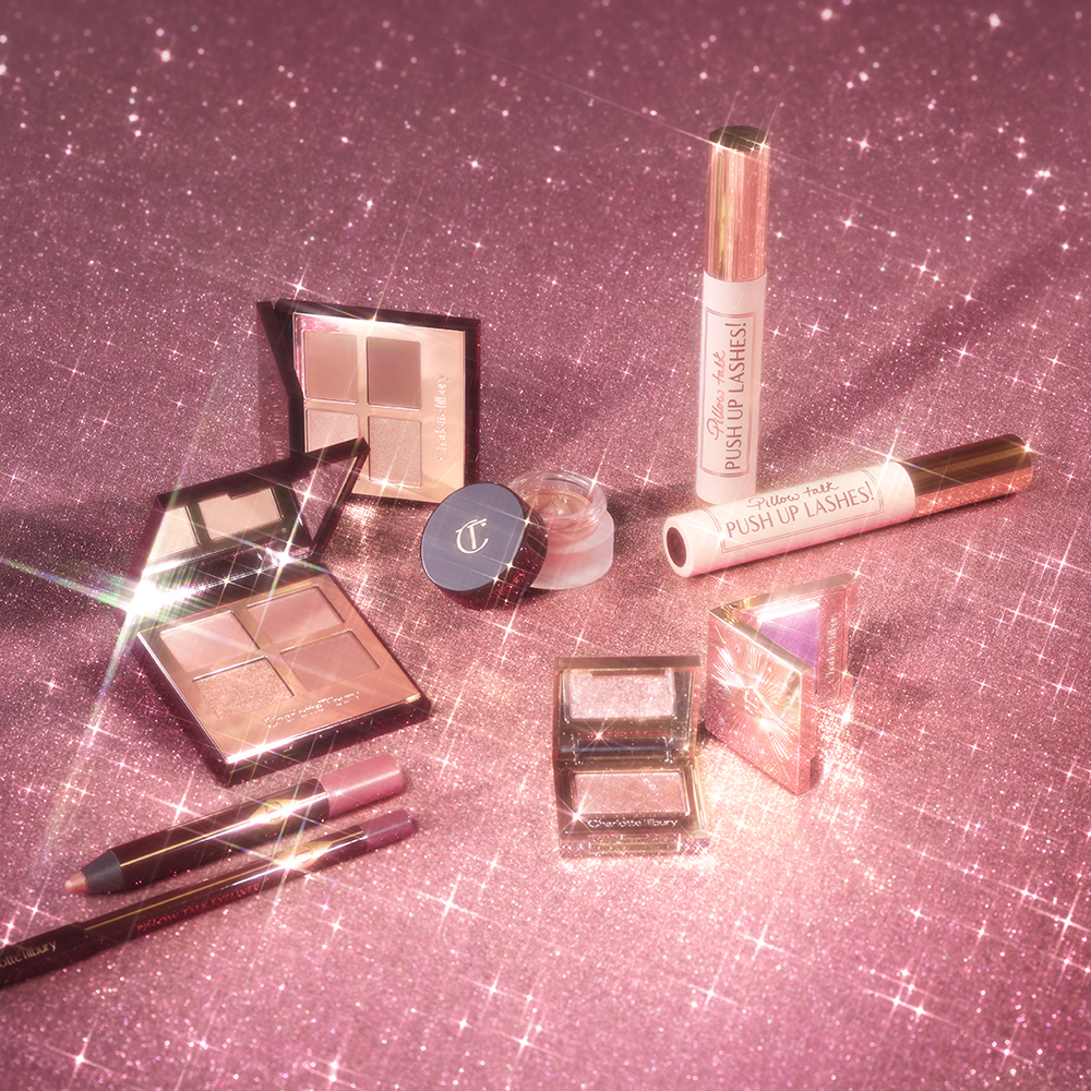 Pillow Talk eye makeup perfect for creating an amped up evening makeup look