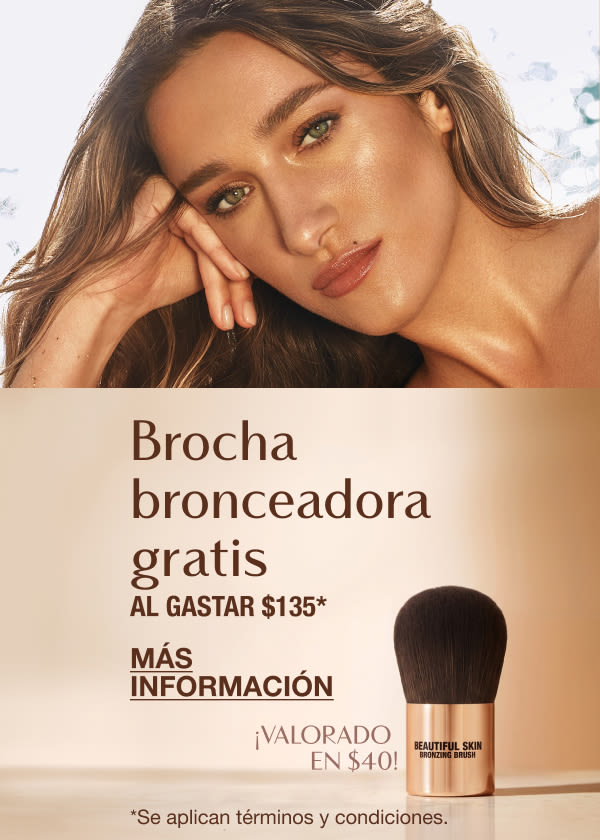 Brocha bronceadora gratis "al gastar $135* 